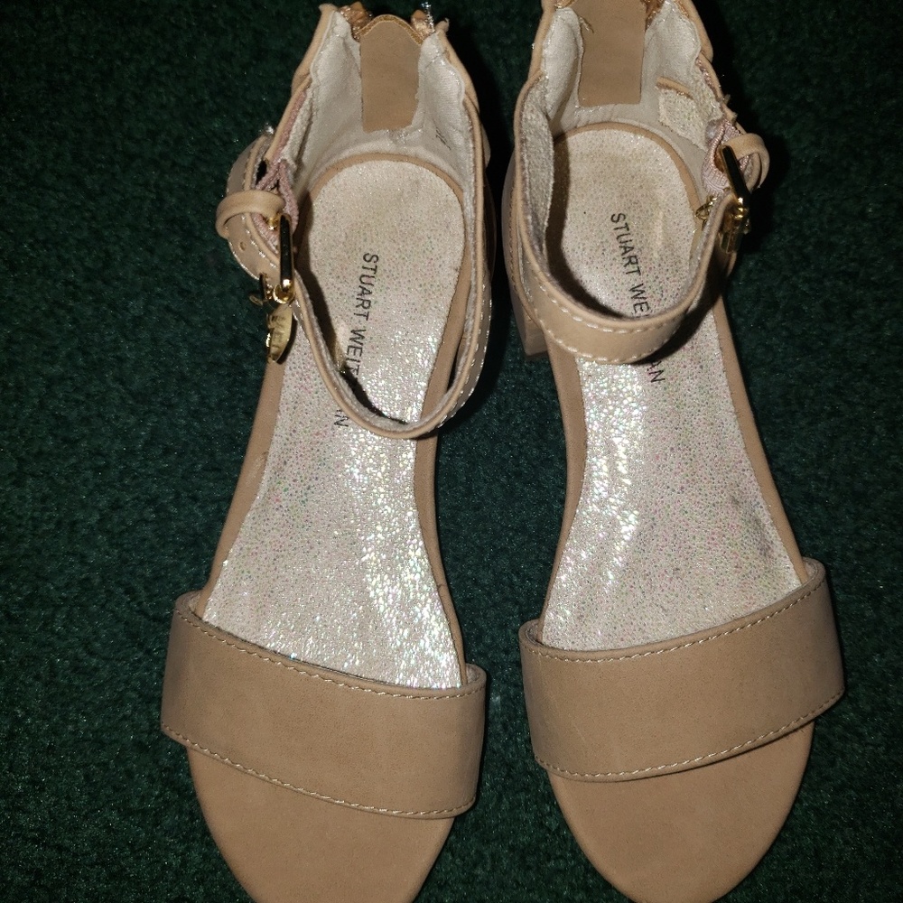 Stuart weitzman tan childrens shoes